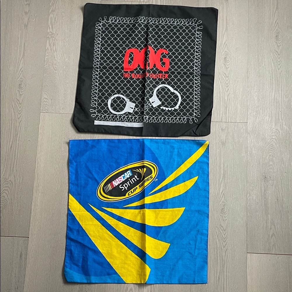 Vintage Y2K tv nascar bandanas